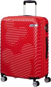 Maleta Expandible Mickey Clouds 66 cm Rojo