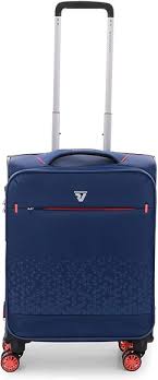 Maleta Cabina Expandible Roncato Crosslite Azul 55cm