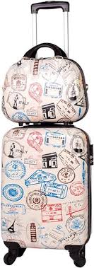 Maleta de Cabina con Neceser para Pasaportes - 55x35x20 cm