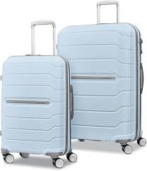 Set de Maletas Duras Expandibles Samsonite Freeform - Azul Polvoriento