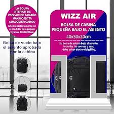Mochila Aerolite Wizz Air 40x30x20