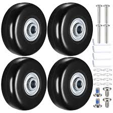 Juego de 4 Ruedas de Reemplazo para Maletas 50x18mm