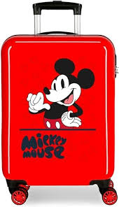 Maleta de Cabina Mickey Mouse Rojo 38x55x20 cm