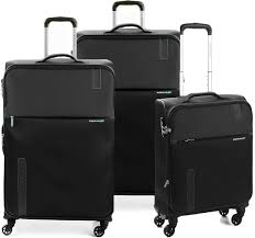 Juego de Maletas Roncato Speed Expansibles con TSA - Negro