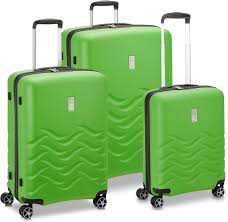 Juego de Maletas Rígidas Modo - 3 Ruedas con 4 Ruedas Giratorias en Menta