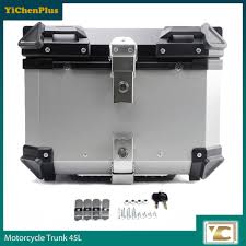 Baúl Universal de Aluminio para Moto