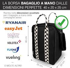 Sakura® Bolsa de Viaje Ryanair 40x20x25 - Equipaje de Mano