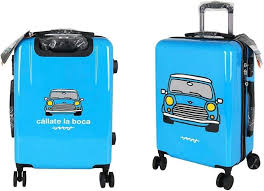 Maleta de Cabina Azul Cállate la Boca - 39x22x57 cm