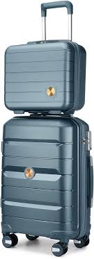 Set de Maletas Rígidas Ligeras con Neceser - 2 Piezas 55cm