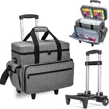Bolsa con Ruedas para Máquina de Coser Teamoy