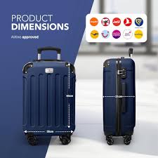 Maleta Rígida de Mano LUGG 50.8 cm con 4 Ruedas
