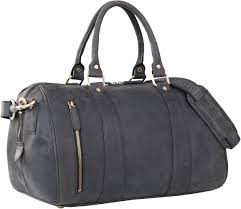 Bolsa de Viaje Vintage 'Keanu' de Cuero para Hombre