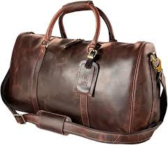 Maleta de Cuero para Hombre: Viaje Nocturno y Fin de Semana