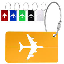 Etiquetas de Equipaje - 6 Piezas para Viaje