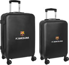 Set de Trolleys F.C. Barcelona 3ª Equipación - Maletas con Ruedas y Candado