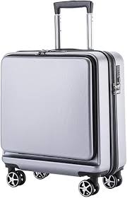 Maleta Pequeña de Aluminio con Ruedas para Viajes de Negocios