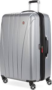 Maleta Rígida SwissGear 7585 con Ruedas Giratorias - Plata