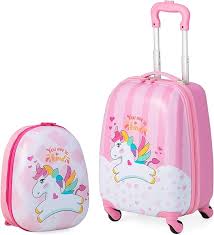 Set Infantil de Maleta y Mochila Unicornio - GIANTEX