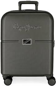 Maleta de Cabina Pepe Jeans Accent Negra 40x55x20 cm