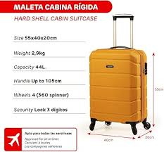 Maleta de Cabina Sulema 55x40x20 – Aprobada por Ryanair