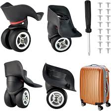 Kit de Ruedas Universales para Maleta - 4 Piezas 49mm