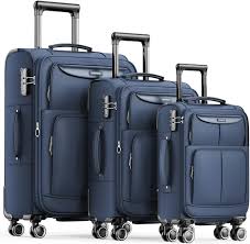 Set de Maletas Blandas Ampliables SHOWKOO - 3 Piezas Ligeras