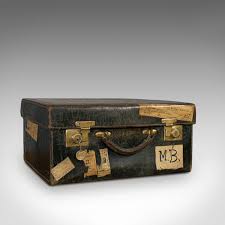 Estuche de Viaje Vintage en Cuero JW Allen