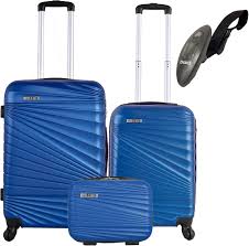 Juego de Maletas Rígidas 3 Pzs: Cabina 56 cm
