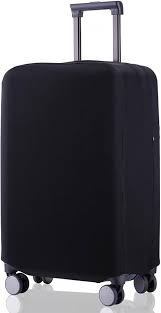 Funda Elástica Monocolor para Maletas - Negro L 26-28