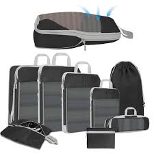 Juego de Bolsas de Compresión para Viaje - 8 Piezas