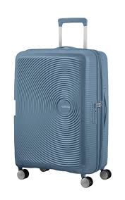 Maleta Spinner EXP TSA Sound Box Stone Blue 77 - American Tourister