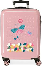 Maleta de Cabina Rosa Roll Road Precious Flower