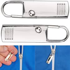 Kit de Reparación: 2 Lengüetas de Metal para Cremallera