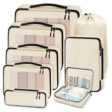 Organizador de Maleta Otauoaea: 8 Bolsas para Viajar