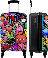 Maleta Carry On Monstruo Arco Iris - Diversión para Niños