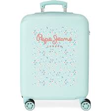 Maleta de Cabina Pepe Jeans Jane Amarilla - 40x55x20 cm Rígida