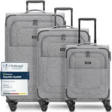 Set de Maletas Expandibles REDOLZ Essentials - 3 Piezas en Gris