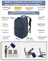 Mochila de Viaje Cabina 40x20x30 para Mujer