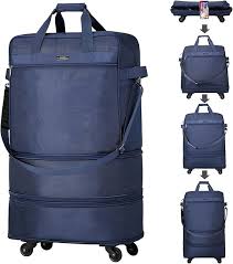 Maleta Expandible Hanke: Ligera y Plegable de 4 Ruedas