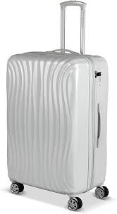 Maleta Grande Extensible PLATINIUM ABS+PC 77 cm - Blanco