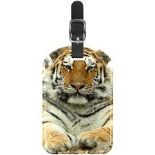 Paquete de 3 Etiquetas de Equipaje Tigre