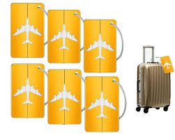 Etiquetas de Viaje AOOTUERL - 6 Piezas para Equipaje