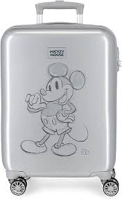 Maleta de Cabina Disney Mickey 100 Gris 37x55x20 cm