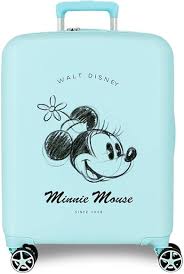 Maleta Minnie You Are Magic Azul 40x55 cm - Rígida y con Cierre TSA