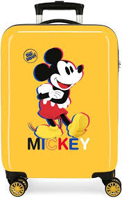 Maleta Infantil 3D Mickey Amarilla 45x31x20 cm
