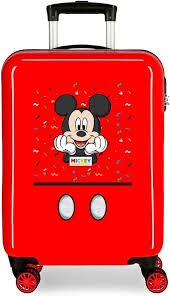 Maleta de Cabina Mickey Rojo 38x55x20 cm